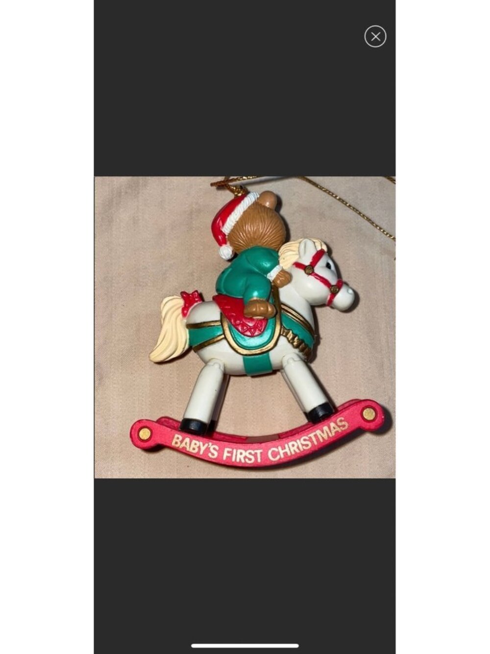 Vintage Lustre Fame LTD Christmas Ornaments Lot of 5, Mouse, Watch,  Bears, - Picture 10 of 10